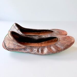 Tieks Lovestruck Metallic Ballet Flats Size 8